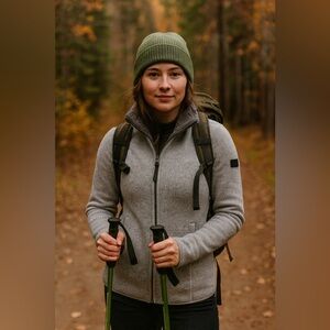 Bench Urbanwear thick sweater like fleece Sherpa collar W Medium